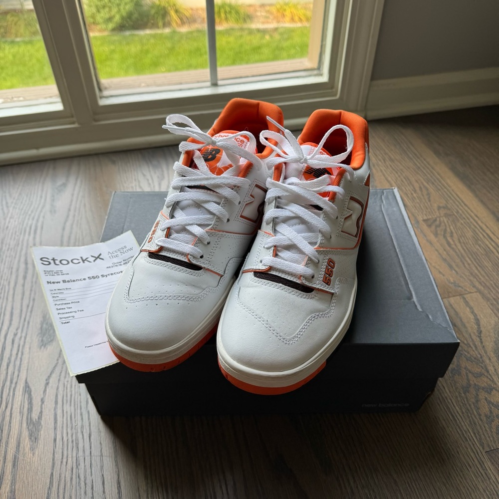 Men’s New Balance 550 Syracuse Sneakers Size 11